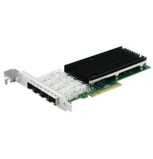 Сетевая карта LR-Link NIC PCIe 3.0 x8, 4 x 10G SFP+, Intel X710-DA4 chipset (FH+LP)