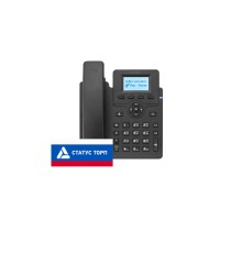 IP-телефон Flat-Phone C10: 2 SIP-аккаунта, 2 порта 10/100BASE-T (RJ-45), ЖК-дисплей, PoE, ТОРП