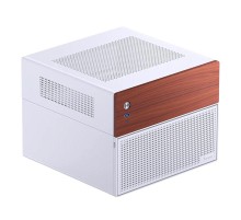 Корпус без блока питания/ Case JONSBO N4, Mini-Tower, 1x120mm, 1xUSB-A 3.0 + 1xUSB-C 3.2, SFX PSU Support, mATX, mITX White