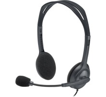 Наушники Logitech Headset H111, Stereo, mini jack 3.5mm, [981-000593/981-000594]