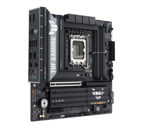 Материнская плата ASUS TUF GAMING B860M-PLUS WIFI, LGA1851, B860, 4*DDR5, 4*SATA, 3*M.2, 6*USB 3.2, 1*USB 2.0, Type-C, 1*PCIx16, 1*PCIx4, DP+HDMI, mATX; 90MB1JV0-M0EAY0