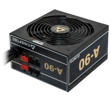 Блок питания Chieftec PSU GDP-750C 750W A-90 ATX2.3/EPS12V 230V CabMan RT 90%+ 14cm Fan Active PFC Fix:20+4, 8(4+4)p Mod:2x8(6+2)p,2x(SATAx3),3xMolex+Flop