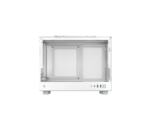 Корпус ПК без блока питания/ Case Deepcool CH160, 2xUSB3.0, 1xType-C, no fan, mITX, White