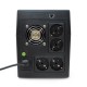 ИБП POWERMAN Back Pro 1500 PLUS, линейно-интерактивный, 1500ВА, 900Вт, 4 евророзетки с резервным питанием, USB, батарея 12В 9Ач 2 шт., 380мм х 101мм х142мм, 11 кг./ UPS POWERMAN Back Pro 1500 PLUS, line-interactive, 1500VA, 900W, 4 eurosockets with back