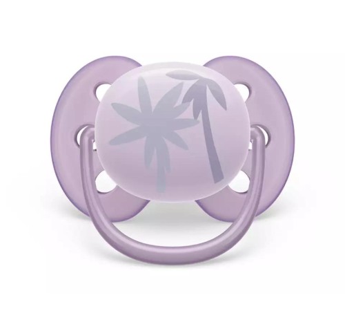 Пустышка ultra soft, пальмы, 0-6 мес., 1 шт.