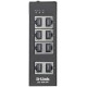 Коммутатор/ DIS-100E-8W Unmanaged Industrial Switch 8x100Base-TX, Surge 2KV, Alarm relay, DIN-Rail, metal case IP30, -40 to 75°C, only DC power, w/o power supply