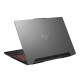 Ноутбук/ ASUS TUF F15 FX507VV-LP192 15.6"(1920x1080 (матовый, 144Hz) IPS)/Intel Core i7 13620H(2.4Ghz)/16384Mb/1024PCISSDGb/noDVD/Ext:nVidia GeForce RTX4060(8192Mb)/Cam/BT/WiFi/90WHr/war 1y/2.2kg/Mecha Gray/DOS