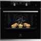 Встраиваемые электрические духовки ELECTROLUX/ Духовой шкаф с паром SteamBake, основной цвет - нержавеющая сталь, утапливаемые переключатели,ЖК-дисплей, будильник, таймер отключения, отложенный старт, хромированные направляющие из нержавеющей стали Easy E