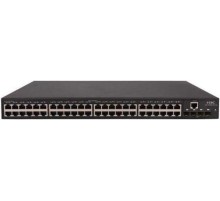 Коммутатор H3C/ H3C S5048PV5-EI-PWR L2 Ethernet Switch with 48*10/100/1000BASE-T PoE+ Ports (AC 370W) and 4*1000BASE-X SFP Ports,(AC)