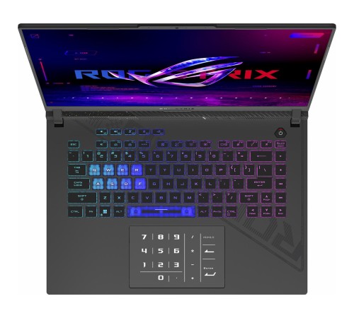 Ноутбук/ ASUS ROG Strix G16 G614JU-N3229 16"(1920x1200 (матовый, 165Hz) IPS)/Intel Core i5 13450HX (2.4Ghz)/16384Mb/512PCISSDGb/noDVD/Ext:nVidia GeForce RTX4050(6144Mb)/Cam/BT/WiFi/90WHr/war 1y/2.5kg/Eclipse Gray/DOS Ноутбук/ ASUS ROG Strix G16 G614JU-N3229 16"(1920x1200 (матовый, 165Hz) IPS)/Intel Core i5 13450HX (2.4Ghz)/16384Mb/512PCISSDGb/noDVD/Ext:nVidia GeForce RTX4050(6144Mb)/Cam/BT/WiFi/90WHr/war 1y/2.5kg/Eclipse Gray/DOS