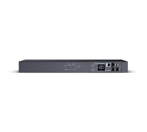 Панель питания распределительная CyberPower ATS CyberPower (PDU20SWHVIEC10ATNET) 1U type, 16Amp,SNMP, plug IEC 320 C20, (8) IEC 320 C13 (2) IEC 320 C19