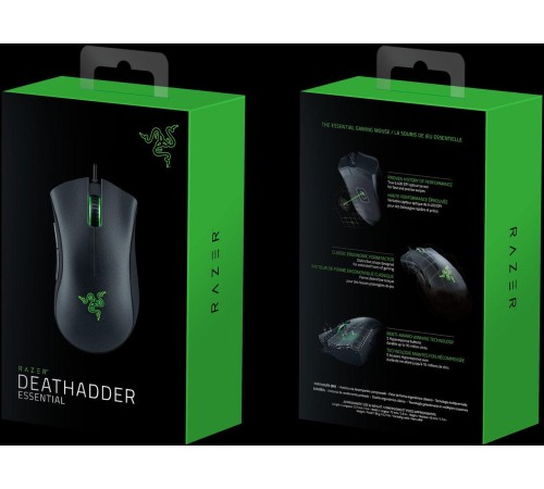 Игровая мышь Razer DeathAdder Essential/ Razer DeathAdder Essential Gaming Mouse Игровая мышь Razer DeathAdder Essential/ Razer DeathAdder Essential Gaming Mouse