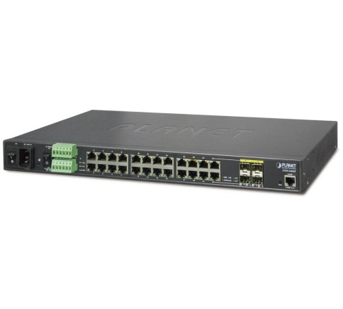 IGSW-24040T индустриальный управляемый коммутатор/ IP30 19" Rack Mountable Industrial L2+/L4 Managed Ethernet Switch, 24*1000T with 4 shared 100/1000X SFP (-40 - 75 C, AC + 2 DC, DIDO, ERPS Ring, 1588) IGSW-24040T индустриальный управляемый коммутатор/ IP30 19" Rack Mountable Industrial L2+/L4 Managed Ethernet Switch, 24*1000T with 4 shared 100/1000X SFP (-40 - 75 C, AC + 2 DC, DIDO, ERPS Ring, 1588)