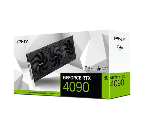 Видеокарта/ VGA PNY NVIDIA GeForce RTX 4090 VERTO 24GB, GDDR6X/384-bit, PCIe 4.0, 1xHDMI 2.1, 3xDP, 3-slot