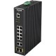 Коммутатор/ DIS-200G-12S Managed L2 Industrial Switch 10x1000Base-T, 2x1000Base-X SFP, Surge 6KV, CLI, RJ45 Console, Alarm relay, Dying Gasp, DIN-Rail, metal case IP30, -40 to 65°C, w/o power adapter