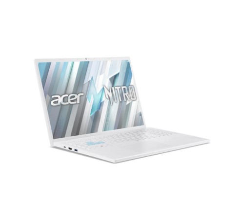 Ноутбук/ ACER Nitro Lite NL16-71G-568T 16"(1920x1200 (матовый) IPS)/Intel Core i5 13420H(2.1Ghz)/16384Mb/512PCISSDGb/noDVD/Ext:nVidia GeForce RTX4050(6144Mb)/Cam/BT/WiFi/53WHr/war 1y/1.95kg/White/NoOS