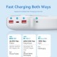 Power Bank Vention 20000mAh(M/C-A/A)22.5W Черный с LED Дисплеем