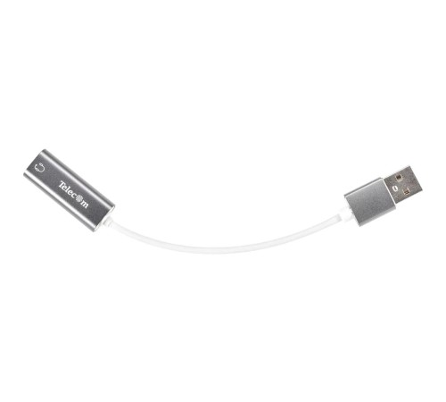 Переходник/ Переходник аудио USB2.0(M)-->3.5мм F (гнездо) Telecom  0.1м <TA316U>
