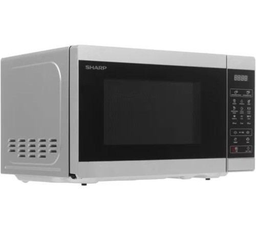 Микроволновая печь Sharp/ 20 л, 800 Вт, переключатели - сенсор, гриль, дисплей, 44 см x 25.8 см x 32.4 см,серебристый металлик Микроволновая печь Sharp/ 20 л, 800 Вт, переключатели - сенсор, гриль, дисплей, 44 см x 25.8 см x 32.4 см,серебристый металлик