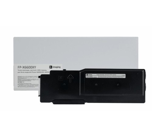 Тонер-картридж желтый, 6 000 страниц, для Xerox моделей Phaser 6600N/WC 6605N (аналог 106R02235), FP-X6600XY