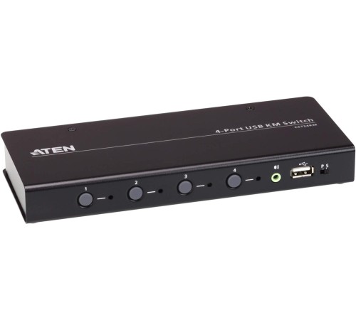 4-портовый USB КМ-переключатель с функцией Boundless Switching (кабели включены)/ 4-Port USB Boundless KM Switch