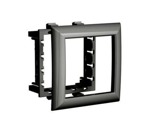 Рамка-суппорт "Avanti" для "In-liner Front", черный, 2 модуля