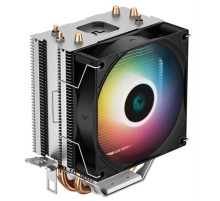 Кулер для процессора DEEPCOOL AG300 LED LGA1700/1200/115X/AM5/AM4 (36шт/кор, TDP 150Вт, PWM, Multi-Color LED Lighting, Fan 92mm, 3 тепл. Трубки прямого контакта) RET (R-AG300-BKLNMN-G)