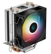 Кулер для процессора DEEPCOOL AG300 LED LGA1700/1200/115X/AM5/AM4 (36шт/кор, TDP 150Вт, PWM, Multi-Color LED Lighting, Fan 92mm, 3 тепл. Трубки прямого контакта) RET (R-AG300-BKLNMN-G)