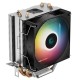 Кулер для процессора DEEPCOOL AG300 LED LGA1700/1200/115X/AM5/AM4 (36шт/кор, TDP 150Вт, PWM, Multi-Color LED Lighting, Fan 92mm, 3 тепл. Трубки прямого контакта) RET (R-AG300-BKLNMN-G)