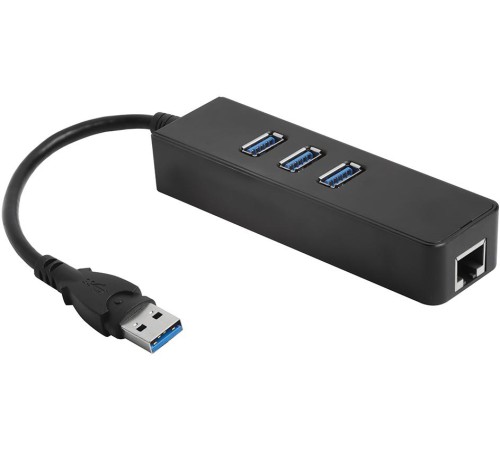 Greenconnect USB 3.0 Разветвитель на 3 порта + 10/100Mbps Ethernet Network GCR-AP04 Greenconnect USB 3.0 Разветвитель на 3 порта + 10/100Mbps Ethernet Network GCR-AP04