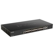 Коммутатор D-Link PROJ Настраиваемый L2+ коммутатор, 24x10GBase-X SFP+, 4x10GBase-T, CLI, консольный порт RJ-45