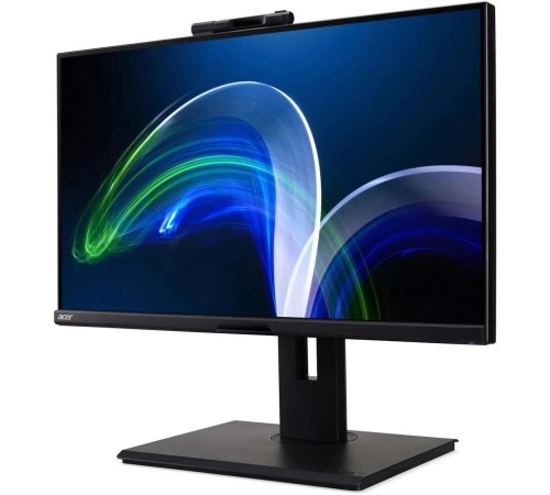 Монитор/ ACER B278UGbemiqprcuzx 27'',  ZeroFrame Yes, Black, 85% PCR, 5% OBP, 16:9, IPS, 2560x1440, 4ms, 350cd, 120Hz, 1xHDMI(2.0) + 1xDP(1.2) + 1xDPout + 1xType-C(100W) + 1xRJ45 + Audio out + USB3.2x3+USB-B(2up 3down) + Adj. Webcam 5M IR/Mic array, Speak