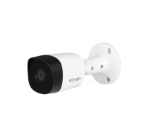 EZ-IP by Dahua Видеокамера HDCVI цилиндрическая, 1/2.7" 2Мп КМОП 25к/с при 1080P, 25к/с при 720P 3.6мм объектив 20м ИК, Smart IR, ICR, OSD, 4в1(CVI/TVI/AHD/CVBS) IP67, металлический корпус