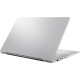 Ноутбук/ ASUS S5507QA-MA013W 15.6"(2880x1620 OLED)/Qualcomm Snapdragon X Plus X1P-42-100(3.4Ghz)/16384Mb/1024PCISSDGb/noDVD/Int:Adreno X1-85/Cam/BT/WiFi/70WHr/war 1y/1.42kg/Cool Silver/Win11Home + алюм корп