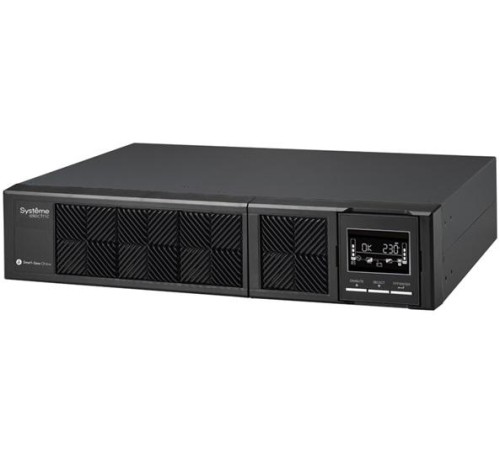 Источник бесперебойного питания Systeme Electric Smart-Save Online SRV, 1000VA/900W, On-Line, Rack 2U(Tower convertible), LCD, Out: 6xC13, SNMP Intelligent Slot, USB, RS-232