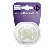 Пустышка ultra soft, листочки, 0-6 мес., 1 шт.