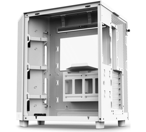 Корпус ПК без блока питания/ Case NZXT H6 Flow RGB (2023), Midi-Tower, TG, 3x120mm RGB, 2xUSB-A 3.2 + 1xUSB-C 3.2, ATX, mATX, mITX White