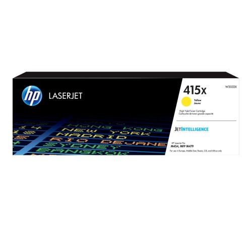 Тонер-картридж/ HP 415X Yellow LaserJet Toner Cartridge Тонер-картридж/ HP 415X Yellow LaserJet Toner Cartridge