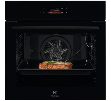 Встраиваемые электрические духовки ELECTROLUX/ Духовой шкаф AssistedCooking с пиролизом, основной цвет - нержавеющая сталь, сенсорное управление, цветной ЖК-дисплей, электронное регулирование времени и температуры, будильник,  таймер отключения, отложенны