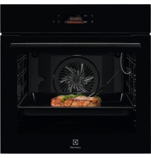 Встраиваемые электрические духовки ELECTROLUX/ Духовой шкаф AssistedCooking с пиролизом, основной цвет - нержавеющая сталь, сенсорное управление, цветной ЖК-дисплей, электронное регулирование времени и температуры, будильник,  таймер отключения, отложенны