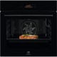 Встраиваемые электрические духовки ELECTROLUX/ Духовой шкаф AssistedCooking с пиролизом, основной цвет - нержавеющая сталь, сенсорное управление, цветной ЖК-дисплей, электронное регулирование времени и температуры, будильник,  таймер отключения, отложенны