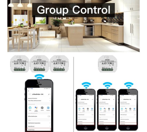 Реле MOES Wi-Fi+RF Switch Module (Вскрытая упаковка) Реле MOES Wi-Fi+RF Switch Module (Вскрытая упаковка)
