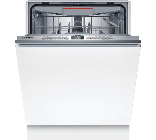 Встраиваемая посудомоечная машина BOSCH загрузка на 14 комплектов посуды, электронное управление, 6 программ, 59.8x55x81.5 см, нержавеющая сталь цвет, сушка: с открыванием дверцы/с теплообменником, индикация на полу: луч