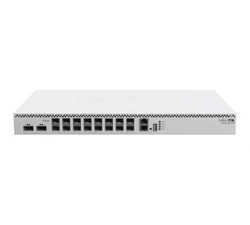 Маршрутизатор MikroTik Cloud Router Switch 518-16XS-2XQ, 2x 100 Gigabit QSFP28 ports and 16x 25 Gigabit SFP28 ports,4 fans, 2 PSU