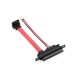 Кабель SATA 22pin F to sata 7pin F 90 градусов + 2P HS GCR