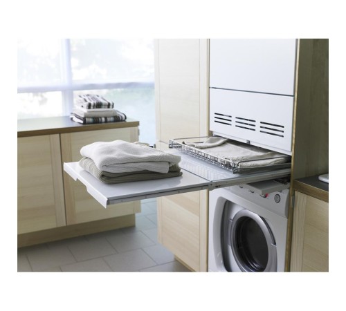 Встраиваемые принадлежности ASKO/ Арт. 732757 ; Аксессуары HIDDEN HELPERS: Выдвижная полка с корзиной для белья, цвет: нерж. сталь