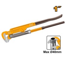 Сверхмощный шведский трубный ключ на 90° Ingco HPW04011,макс. 40мм