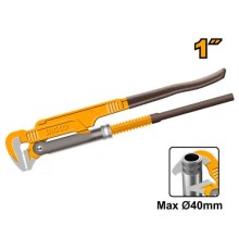 Сверхмощный шведский трубный ключ на 90° Ingco HPW04011,макс. 40мм
