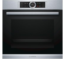 Встраиваемая электрическая духовка BOSCH 59.5x59.5x54.8 см, 71л, дисплей, 13 режимов, EcoClean, 3 стекла, сталь