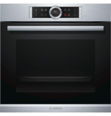 Встраиваемая электрическая духовка BOSCH 59.5x59.5x54.8 см, 71л, дисплей, 13 режимов, EcoClean, 3 стекла, сталь